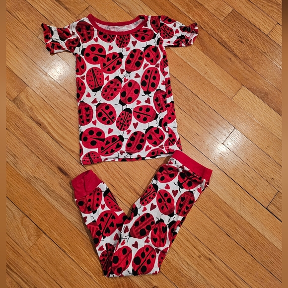 Little Sleepies Other - Little Sleepies Love Bugs Short Sleeve Pajama Set